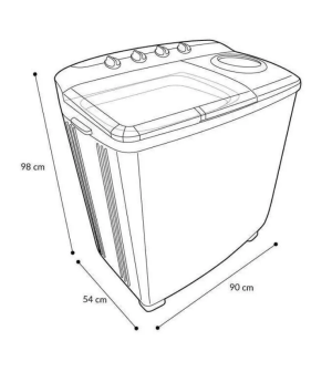 Lavadora Mirage 16 kg - Imagen 3